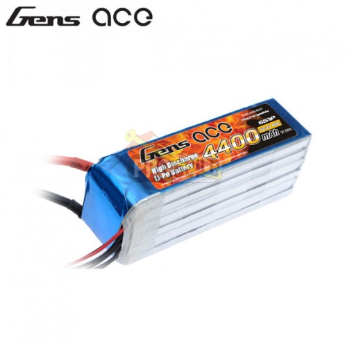 Gens ace 4400mAh 22.2V 45C 6S1P Lipo Battery Pack